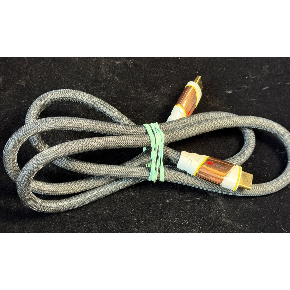 Monster M-Series M1000 High Speed HDMI Cable Braided Gold Plated Connectors 4ft